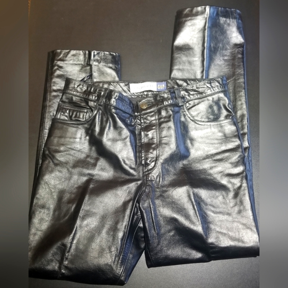 Gap Genuine Leather Lined Pants - Ladies Size 12